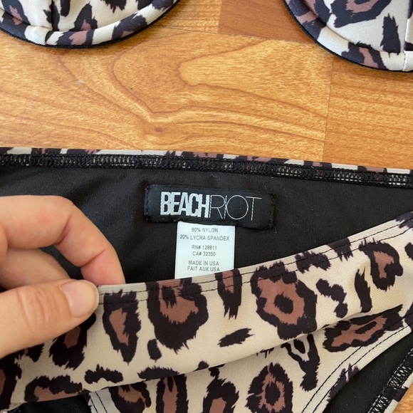 Beach Riot Strapless Leopard Bikini - Picture 3 of 3